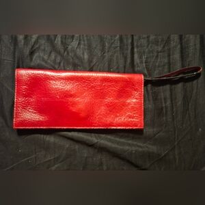100% leather Pelle studio Wilson's Leather large wristlet